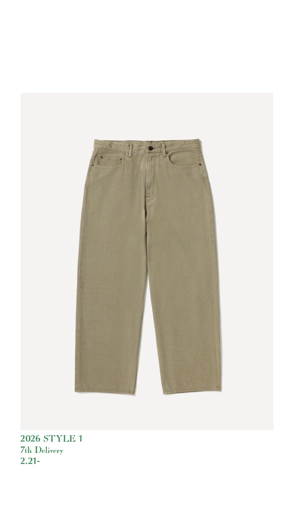 A.PRESSE 26SS Washed Silk Cotton Pique Pants